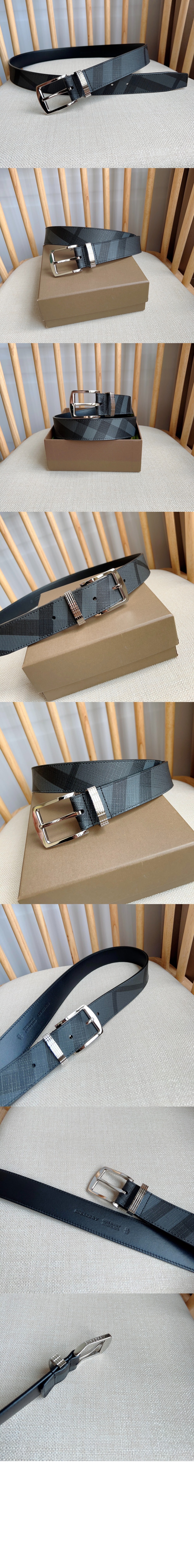 버버리 체크 벨트 80659871