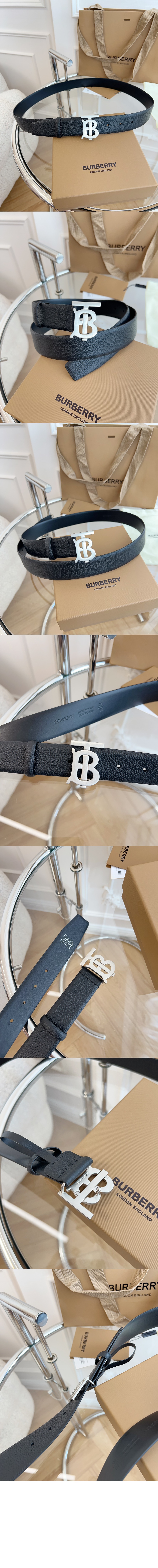 버버리 레더 캐주얼 벨트 8046542