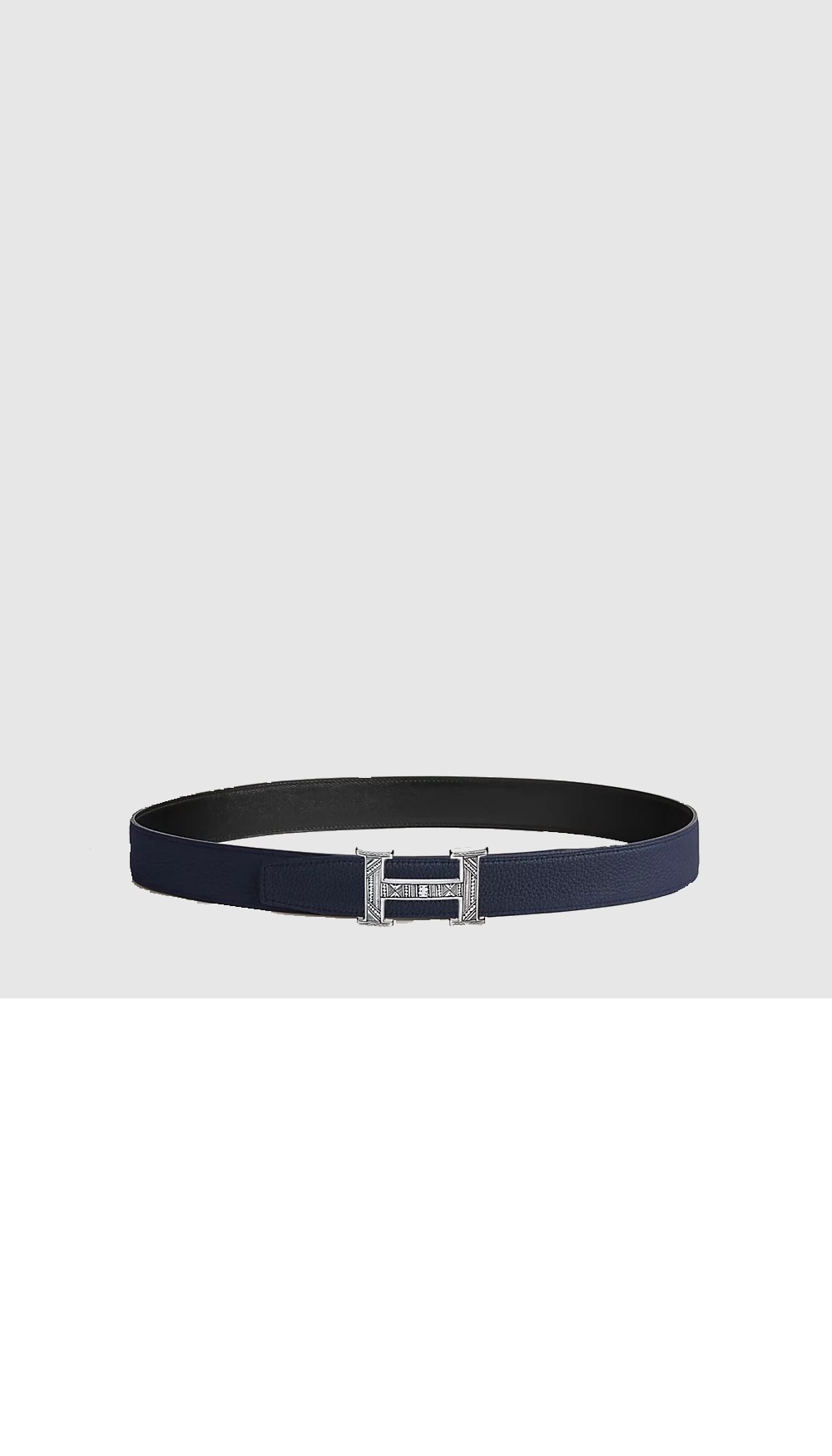 에르메스 양면 가죽 벨트