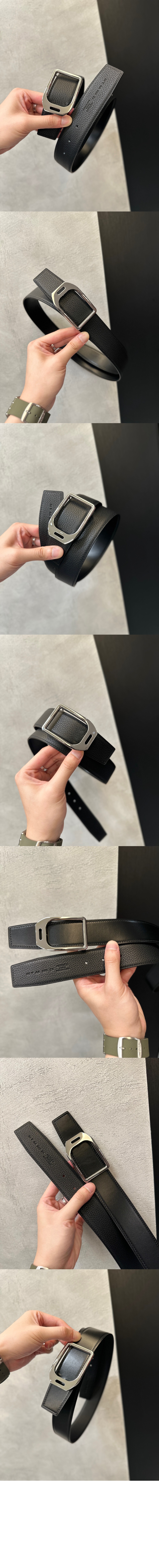 에르메스 양면 가죽 벨트