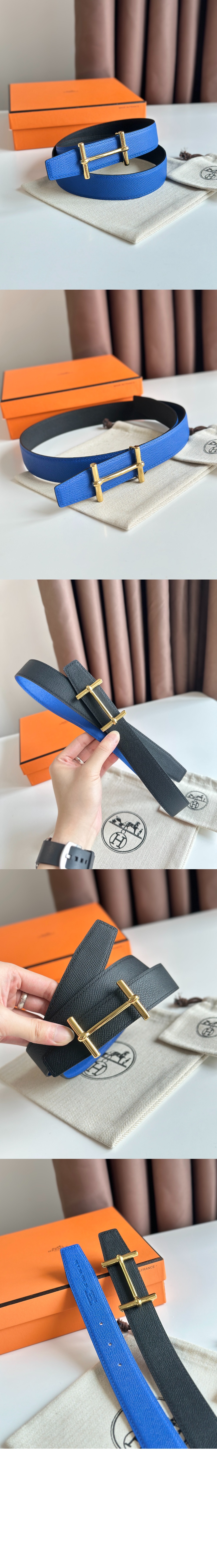 에르메스 앙크레 리버서블 벨트