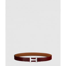 에르메스 H Martelee 버클 & 양면 가죽 벨트