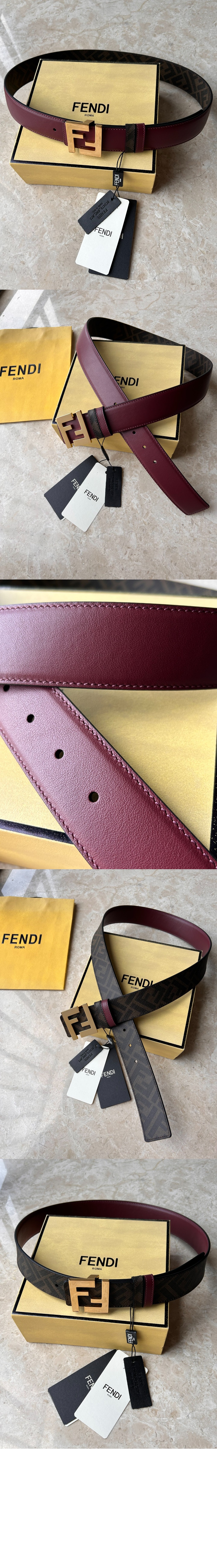 펜디 리버서블 벨트 7C042