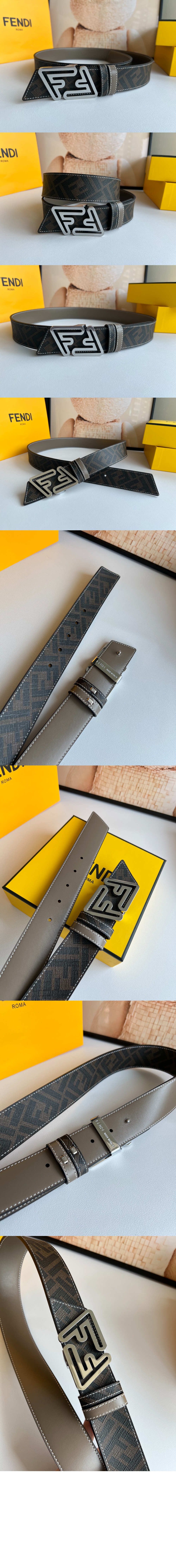 펜디 FF 못박힌 벨트 7C048