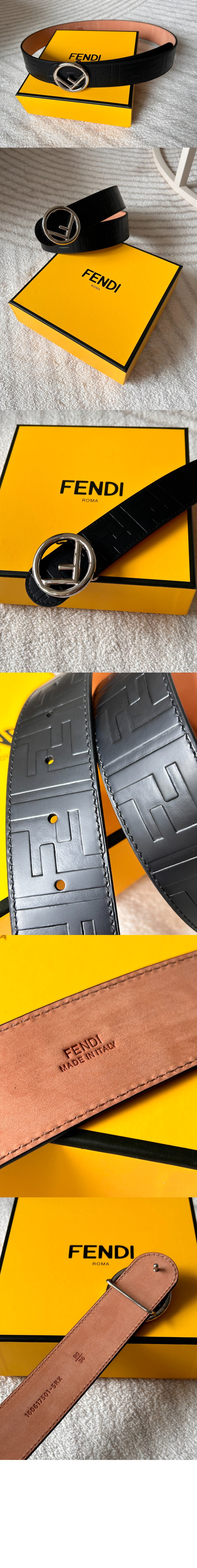 펜디 FF 못박힌 벨트 8C058