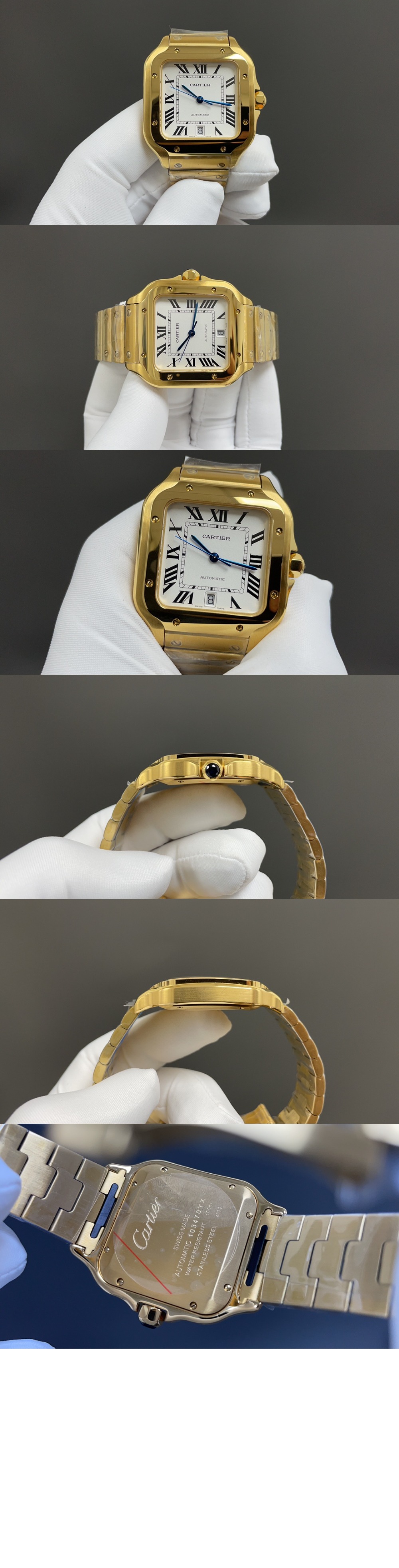 까르띠에 산토스 드 까르띠에 금통 39.8 WGSA0029