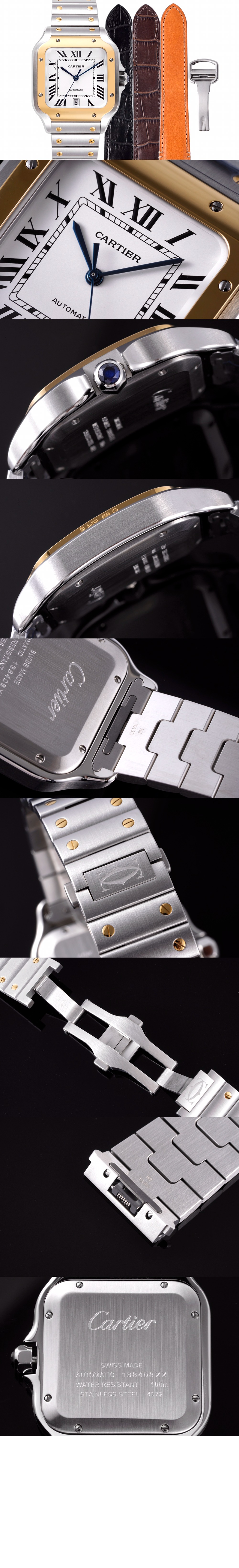 까르띠에 산토스 드 까르띠에 워치 39.8 W2SA0009