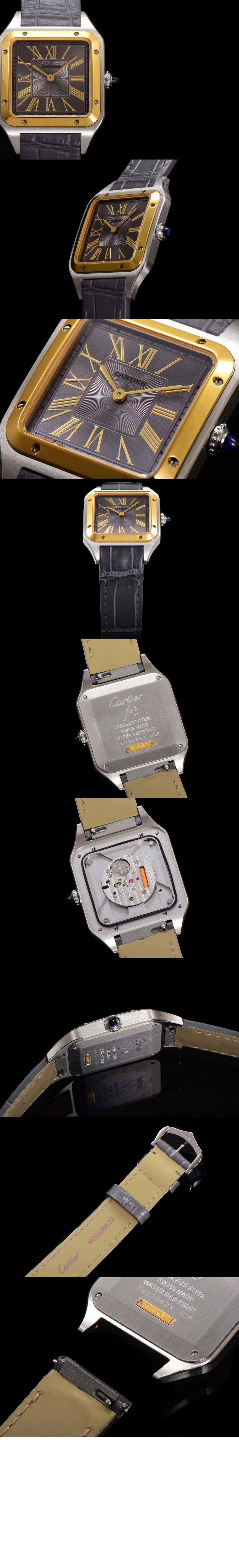 까르띠에 산토스-뒤몽 43.5 W2SA0028