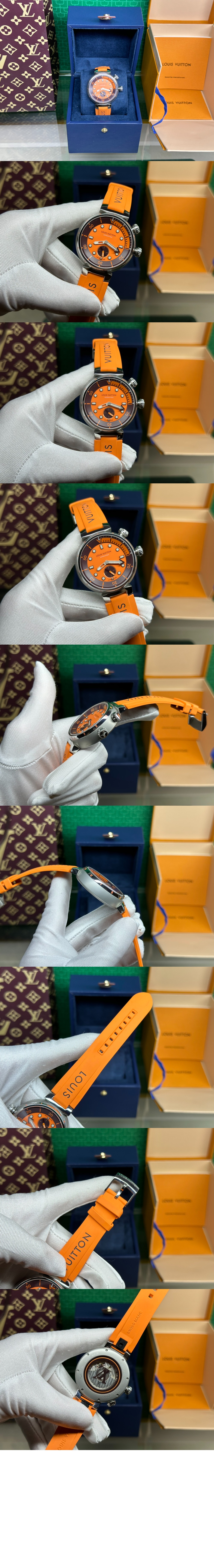 루이비통 땅부르 스트리트 다이버 오토매틱 44 QA172A