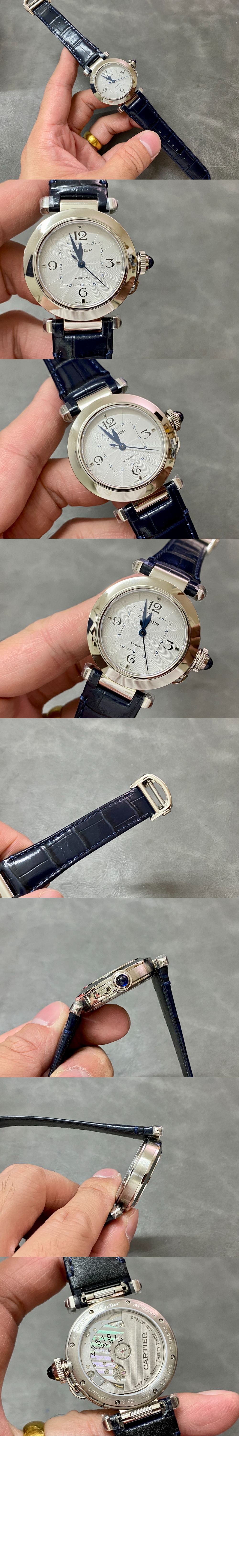 불가리 파샤 드 까르띠에 워치 35 WSPA0012