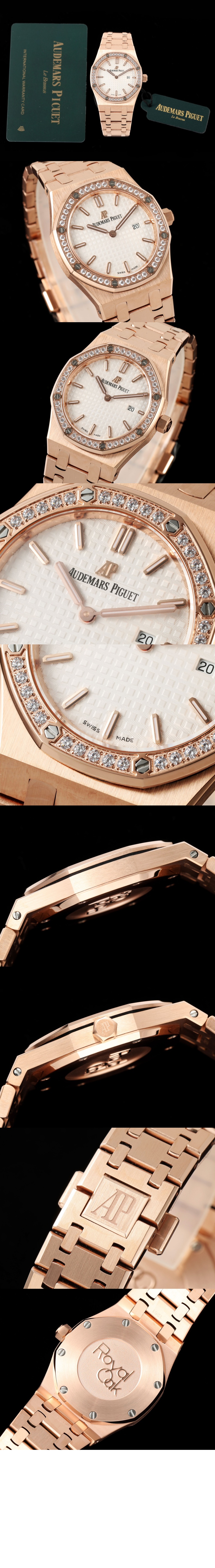 오데마피게 로얄오크 크로노그래프 금통 33 77351OR