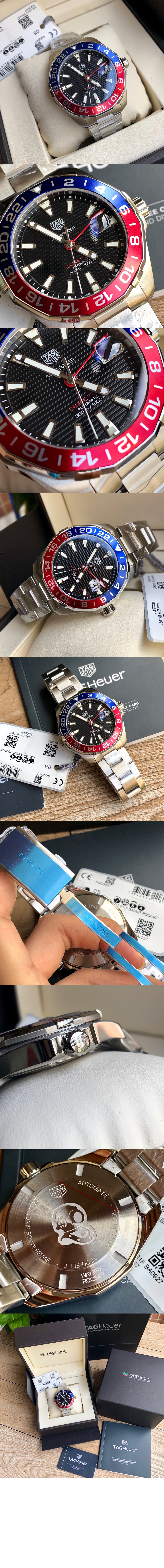 태그호이어 아쿠아레이서 GMT 43 WAY201F