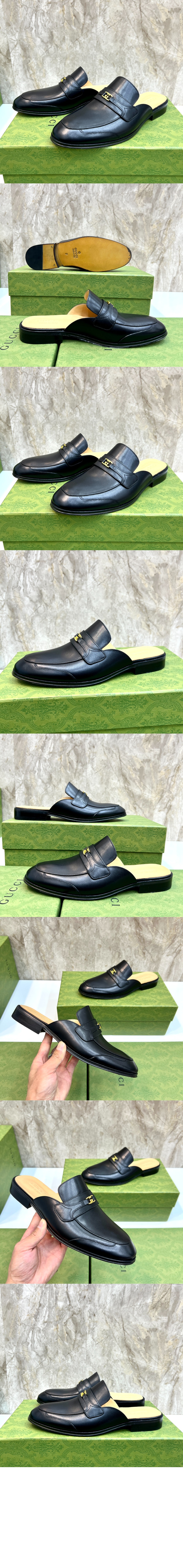 구찌 인터로킹 G 슬리퍼 692251