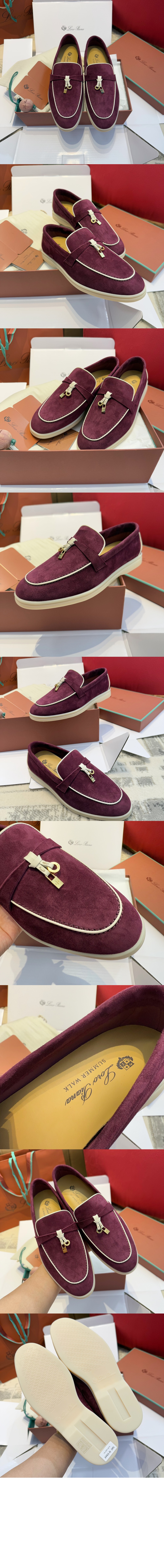 로로피아나 스웨이드 로퍼 FAL5899