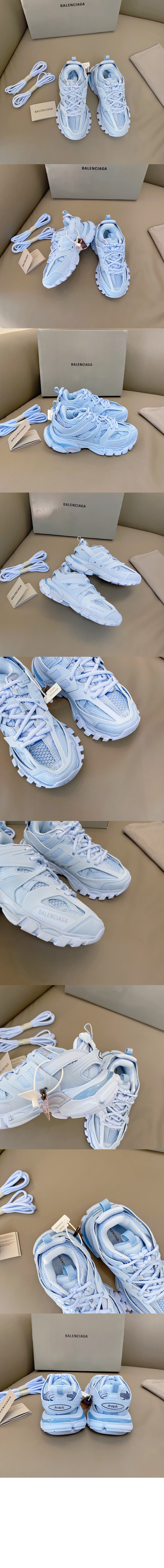 발렌시아가 트랙 클리어 솔 스니커즈 647742