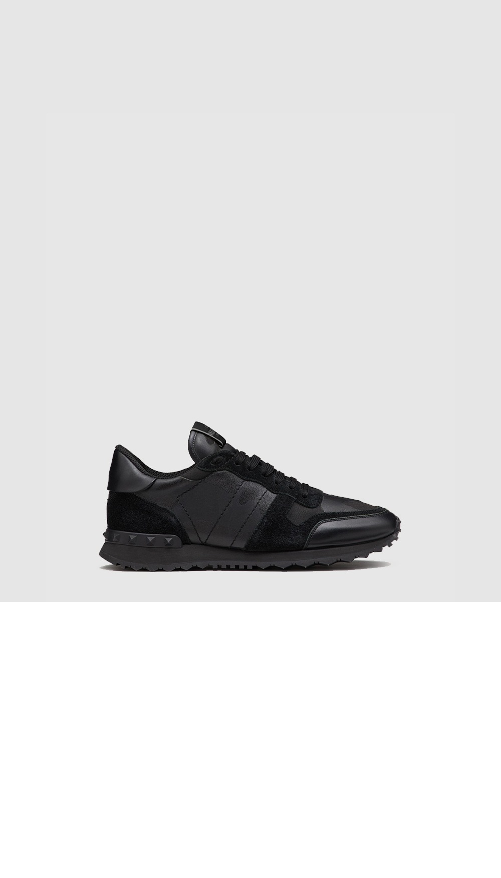 발렌티노 카무플라주 느와르 락러너