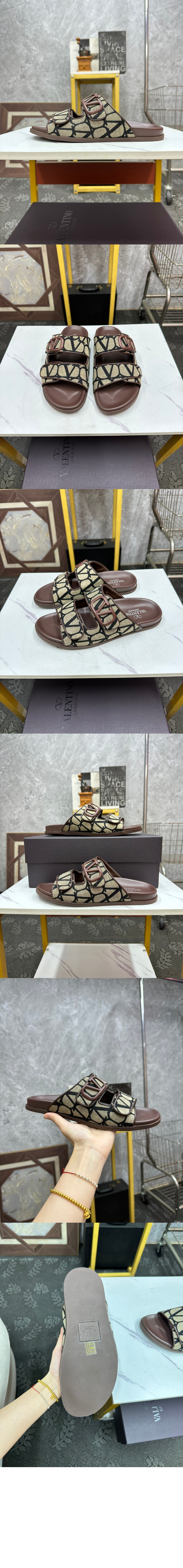 발렌티노 브이로고 트왈 이코노그라프 샌들