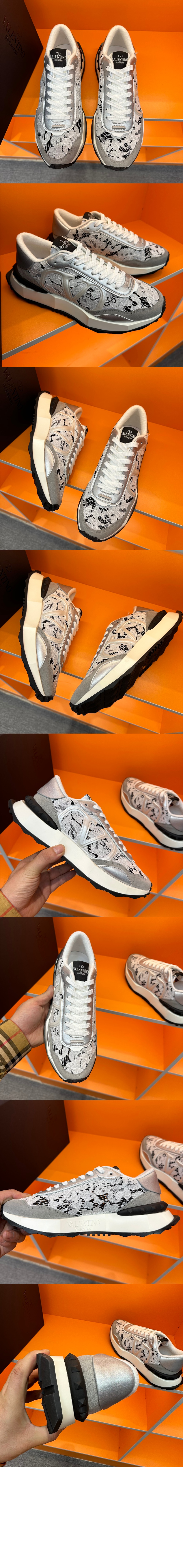 발렌티노 메쉬 스니커즈