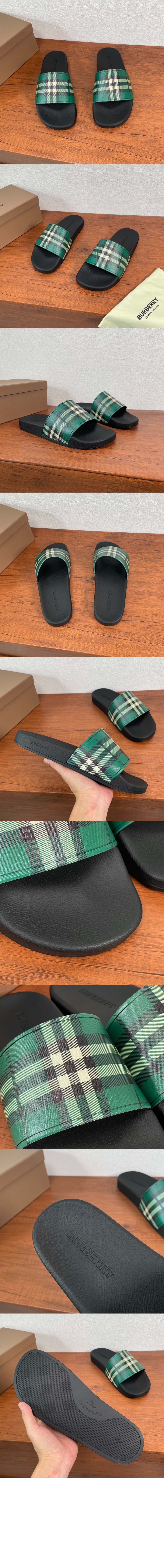 버버리 체크 슬라이드 81132641