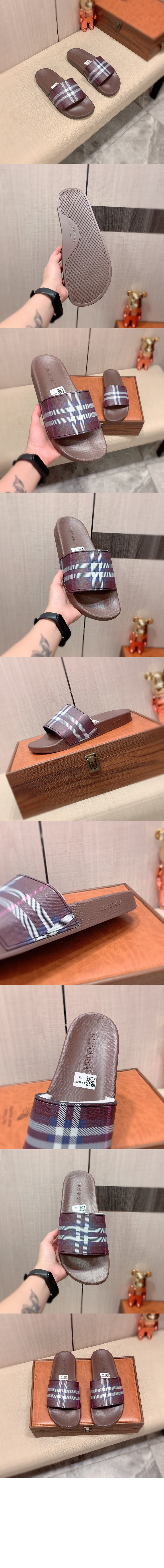 버버리 슬리퍼 80552461