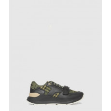 버버리 빈티지 체크 스웨이드 레더 스니커즈 80432021