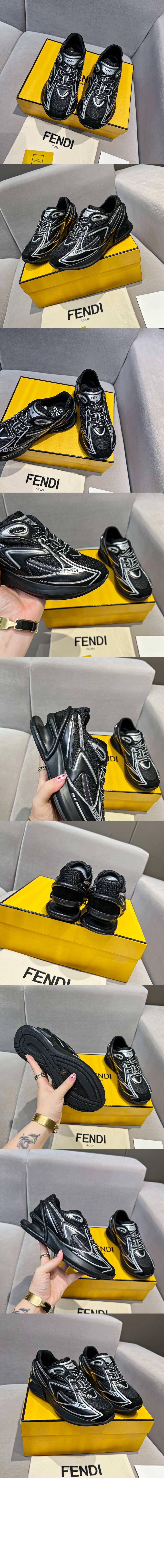 펜디 매치 하이탑 스니커즈 8E8452