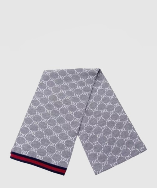 구찌 GG 자카드 패턴 니트 스카프 325806