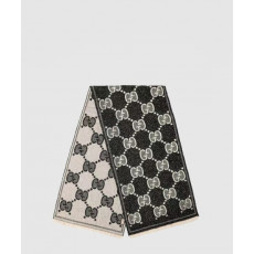 구찌 GG 자카드 패턴 니트 스카프 598993