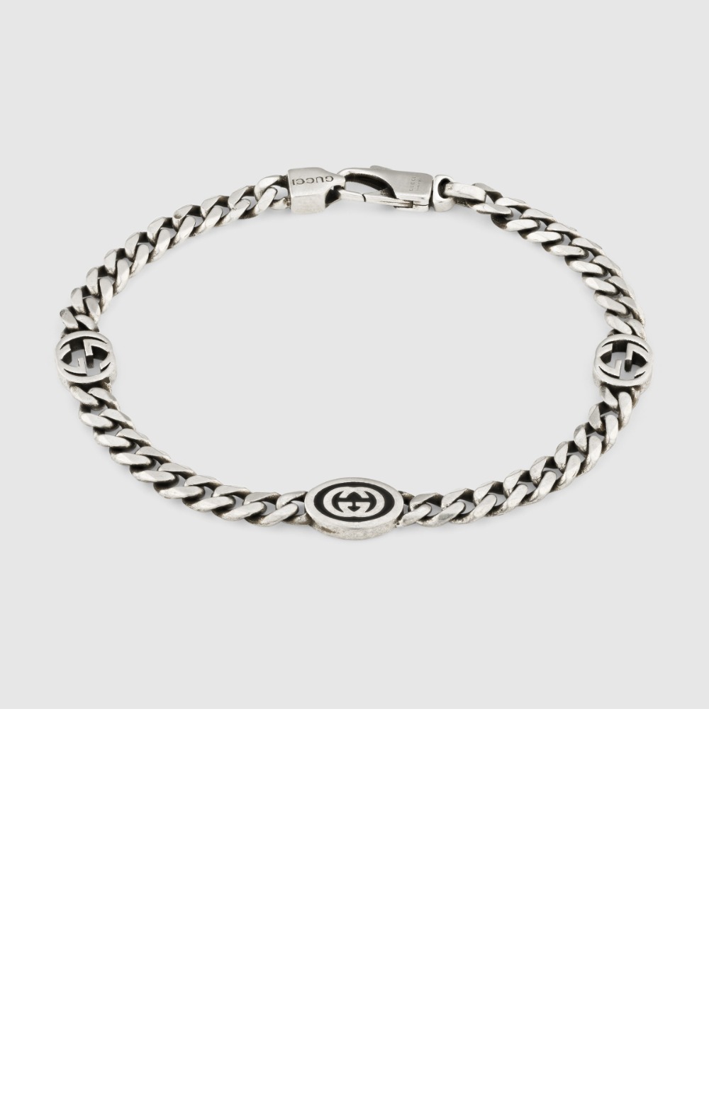 구찌 인터로킹 G 팔찌 678660