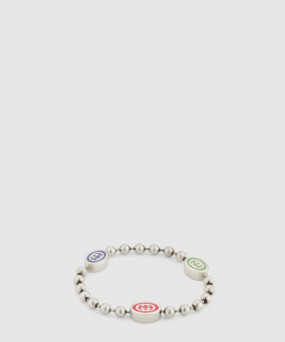 구찌 인터로킹 G 비즈 팔찌 753442