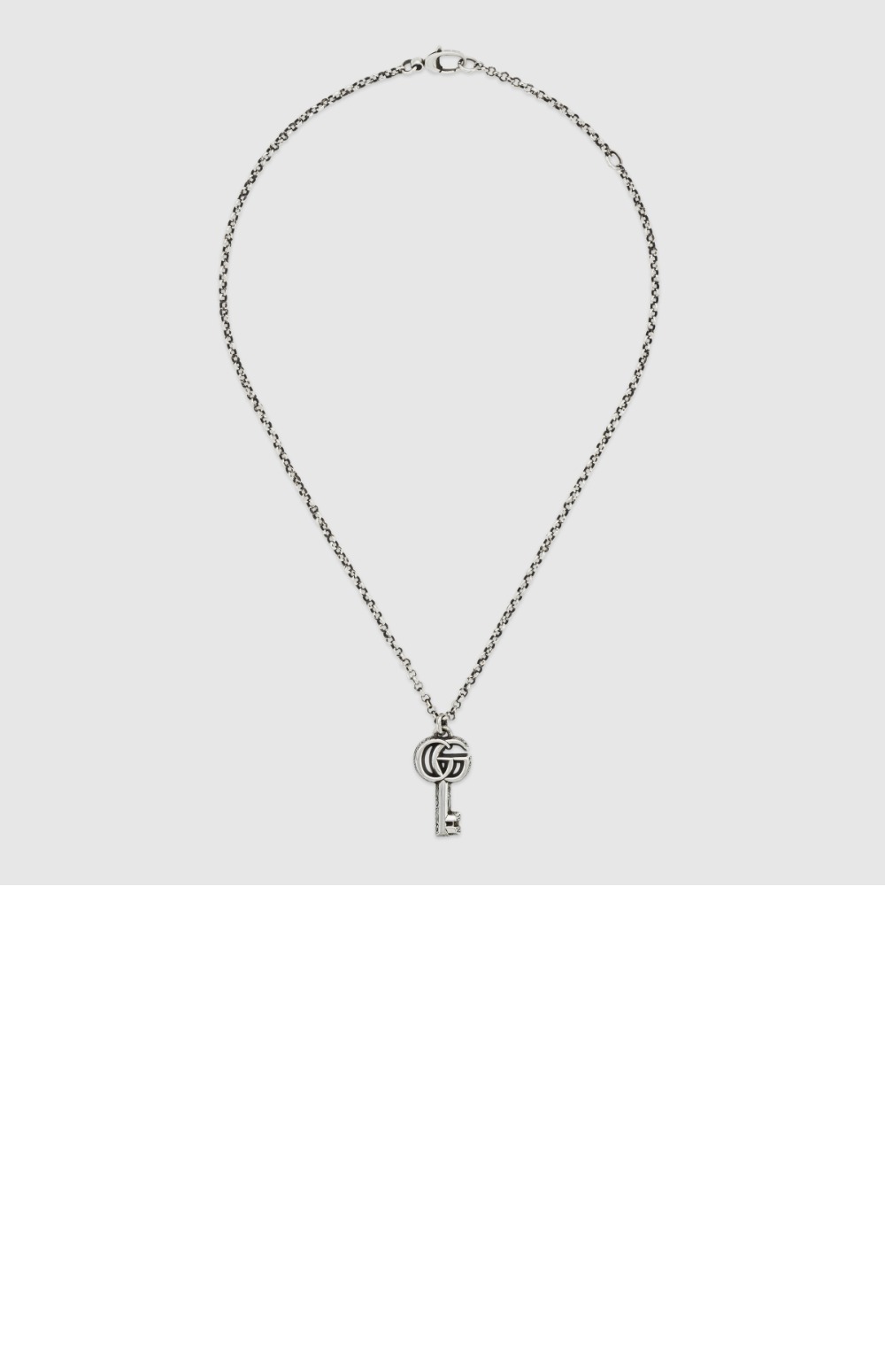 구찌 더블 G 키 목걸이 627757