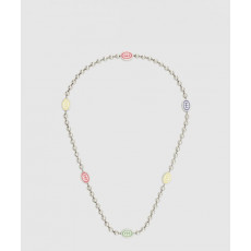 구찌 인터로킹 G 볼 체인 목걸이 753448