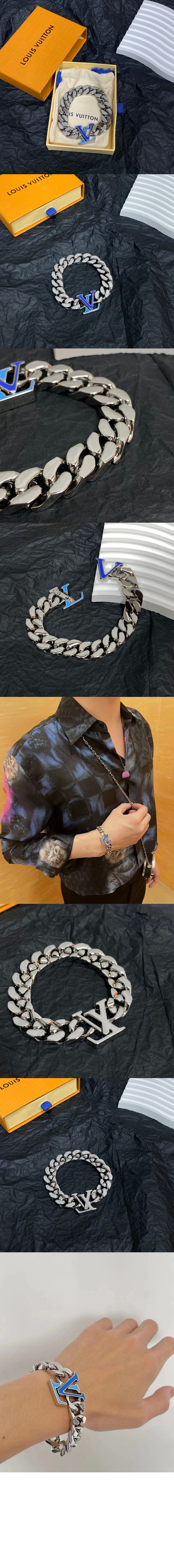 루이비통 LV 체인 팔찌 M0919M