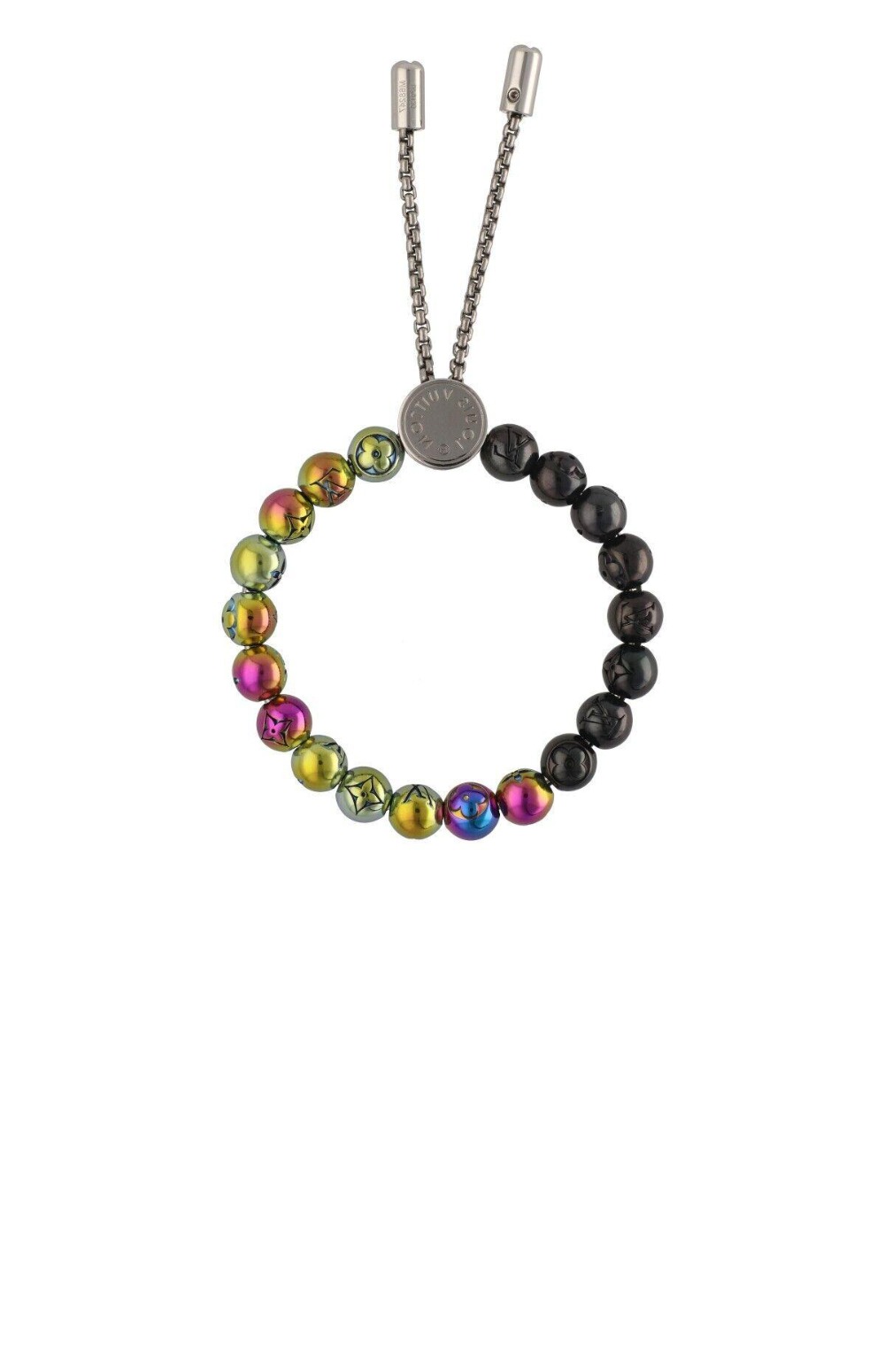 루이비통 멀티컬러 레인보우 펄 모노그램 팔찌 M68247