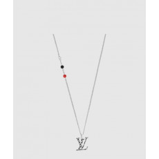 루이비통 LV x YK LV 인피니티 도트 펜던트 실버 M01089