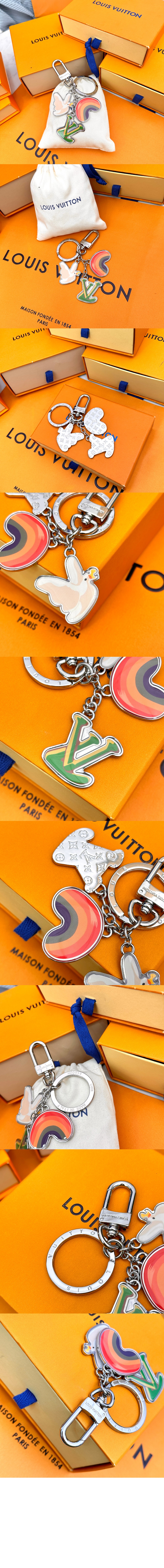 루이비통 LV 굿 바이브스 백 참 & 키 홀더 M00959