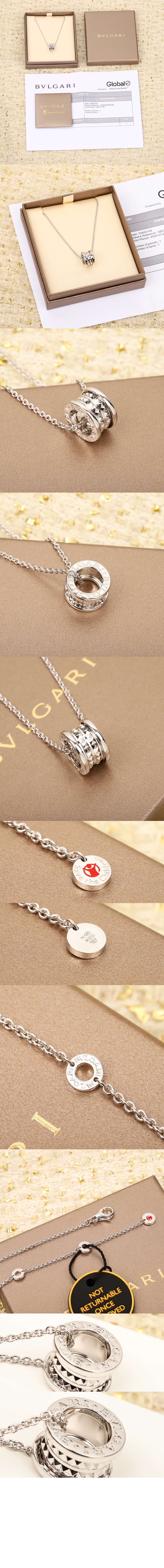 불가리 비제로원 목걸이 213890
