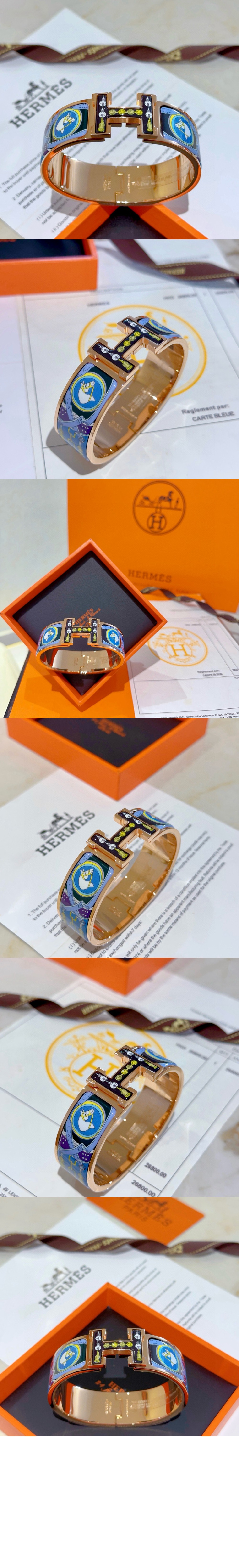 에르메스 Clic Clac H Bouquets Selliers 팔찌