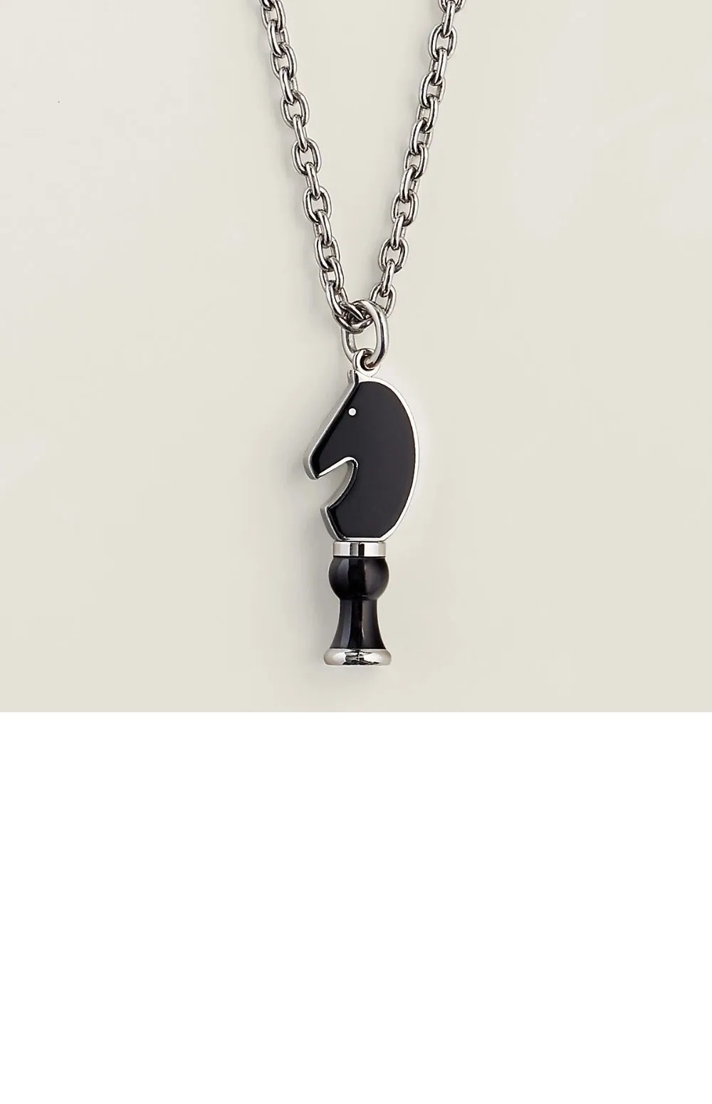 에르메스 남성 캐벌리어 목걸이