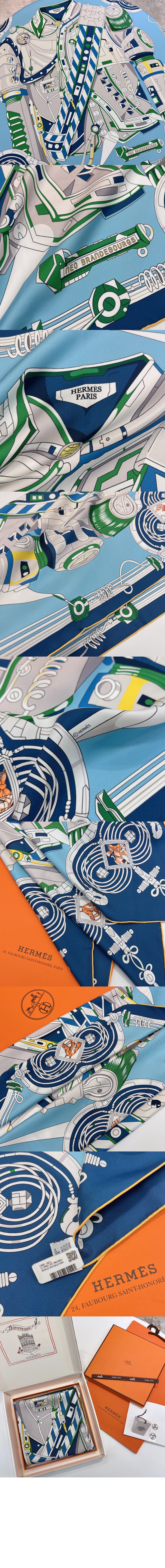 에르메스 Neo Brandebourgs 스카프 90