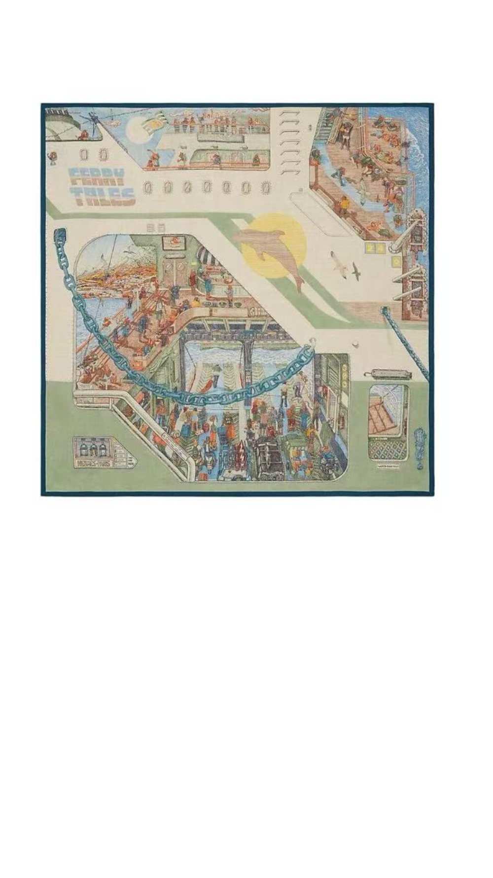 에르메스 Ferry Tales 숄 140