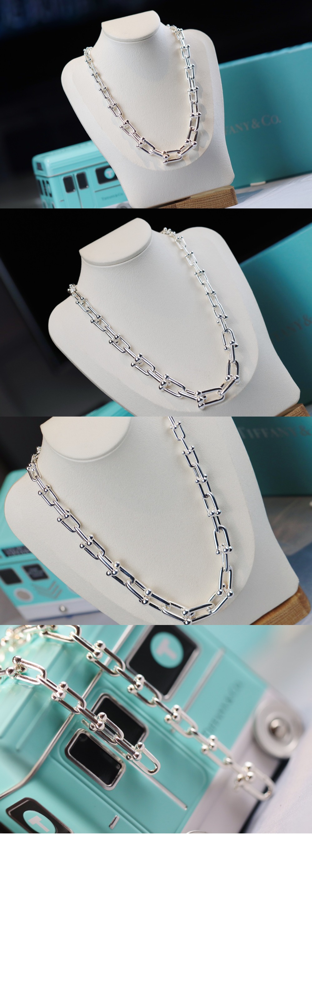 티파니앤코 그레듀에이티드 링크 네크리스