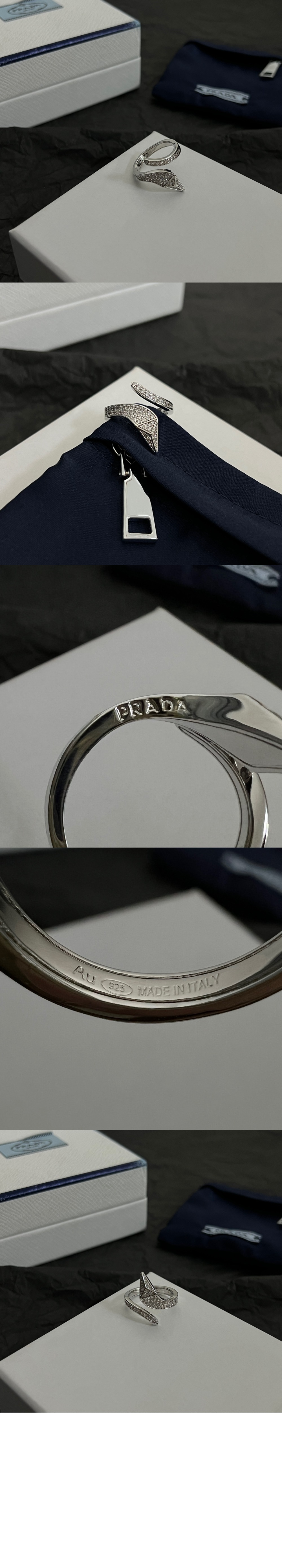 프라다 이터널 골드 스네이크 미니 링 1JA142