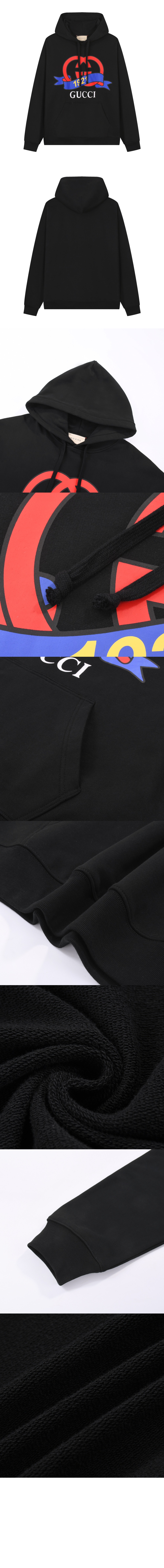 구찌 로고 프린트 면 톱