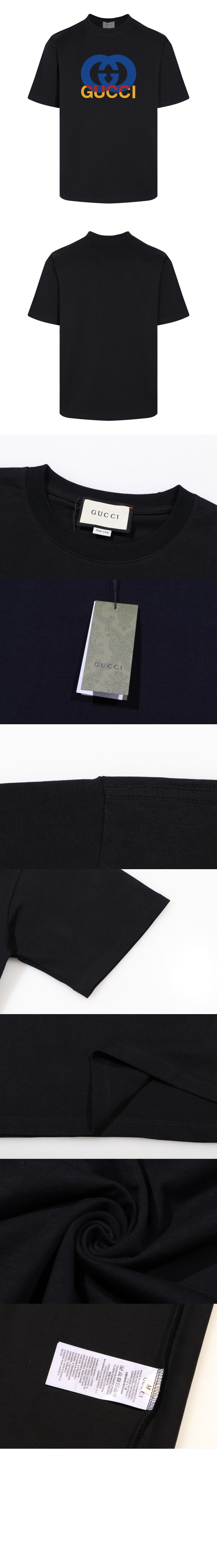 구찌 로고 프린트 반팔