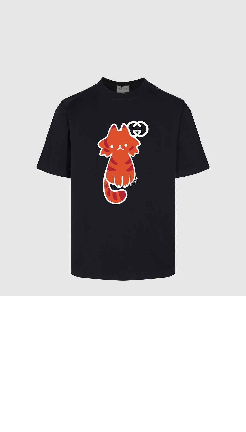 구찌 프린트 면 티셔츠