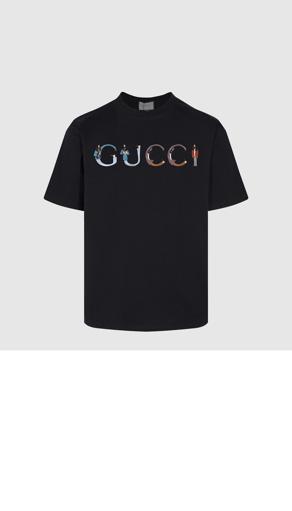 구찌 로고 프린트 반팔