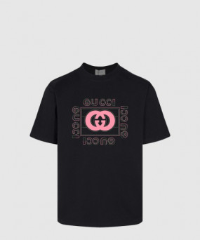 구찌 로고 프린트 반팔