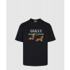 구찌 프린트 면 티셔츠
