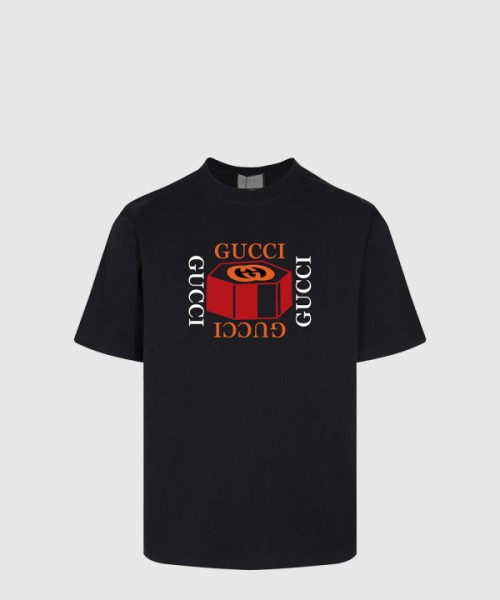 구찌 프린트 면 티셔츠